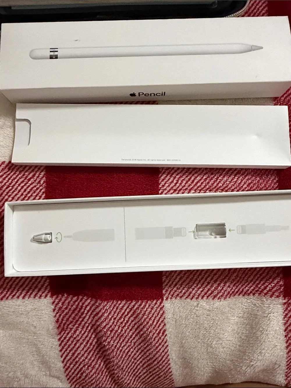 Apple Pencil — White Precision Stylus with Replacement Tip JUST THE BOX